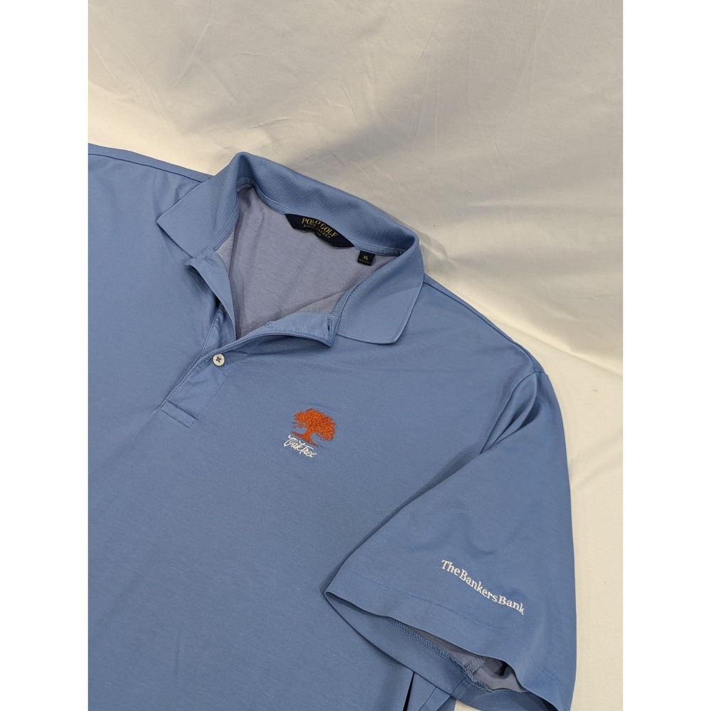 Polo Golf  Mens XL Oak‎ Tree National Golf Comfort Fit Embroidery  Shirt